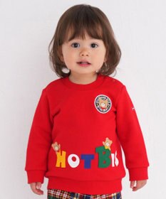 MIKI HOUSE HOT BISCUITS 【80-120cm】 立体ロゴ×キャラクタートレーナー