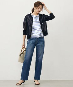 J.PRESS LADIES 【洗える】BASIC STRETCH DENIM ボーイフィット パンツ