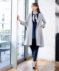 Tiaclasse L 【洗える】バックベルトフーデットコート