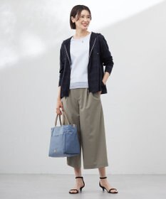 J.PRESS LADIES 【洗える】GORIAN TWILL クロップド パンツ
