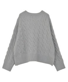 AMERICAN HOLIC ミドルゲージケーブルニットプルオーバー