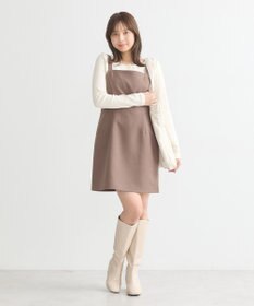 earth music&ecology 切替ギャザーコンパクトカットプルオーバー