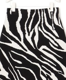 ICB 【洗える】アニマルジャガード  ニットスカート