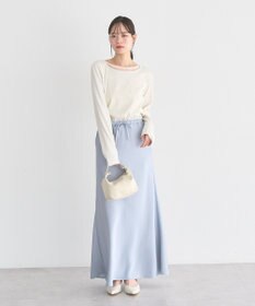 earth music&ecology レイヤード風テレコプルオーバー