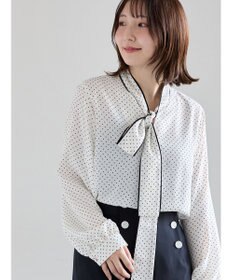 Te chichi パターンアソートボウタイブラウス《2026 spring catalog item》