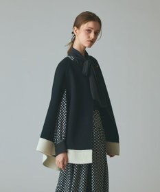 GRACE CONTINENTAL ストール付リバーケープ