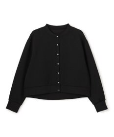 UNFILO L 【野呂佳代さん着用】BEAUTY FORM JERSEY スナップカーディガン