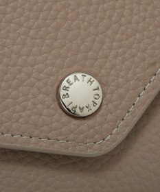 TOPKAPI 【Breath TOPKAPI】DUAL デュアル シュリンクレザー バイカラー 三つ折り 財布　薄型 / 軽量