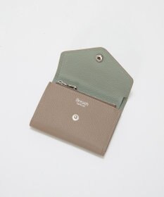 TOPKAPI 【Breath TOPKAPI】DUAL デュアル シュリンクレザー バイカラー 三つ折り 財布　薄型 / 軽量