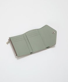 TOPKAPI 【Breath TOPKAPI】DUAL デュアル シュリンクレザー バイカラー 三つ折り 財布　薄型 / 軽量