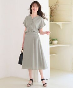 ANY SIS 【美人百花6月号掲載】スムージーポリエステル ブラウス