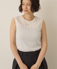 AMERICAN HOLIC フクレジャガードノースリーブトップス