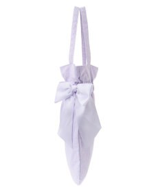 Maison de FLEUR ギンガムチェックダブルリボントートバッグ