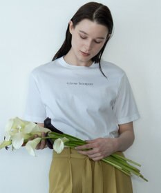 自由区 【カトリエムブーケ】Motif logo ロゴカットソー