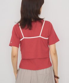 AMERICAN HOLIC 【2点セット】配色キャミ＋Tシャツ