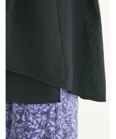 Green Parks 異素材レイヤードノースリーブブラウス