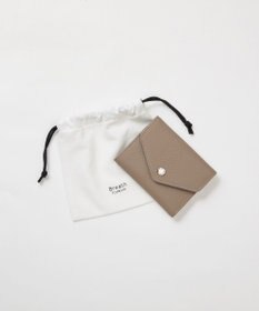 TOPKAPI 【Breath TOPKAPI】DUAL デュアル シュリンクレザー バイカラー 三つ折り 財布　薄型 / 軽量