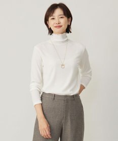 J.PRESS LADIES S カシミヤシルクリブタートル カットソー