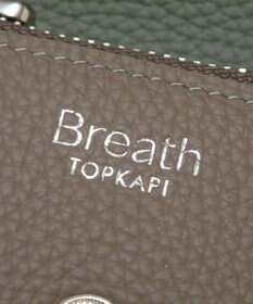 TOPKAPI 【Breath TOPKAPI】DUAL デュアル シュリンクレザー バイカラー 三つ折り 財布　薄型 / 軽量