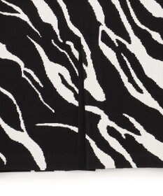 ICB 【洗える】アニマルジャガード  ニットスカート