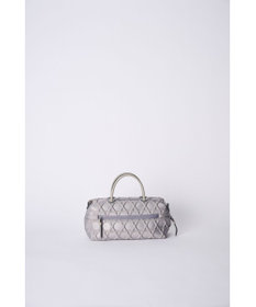 MIYABIYA 【撥水加工】篭目大柄エンボスボンディングミニボストン