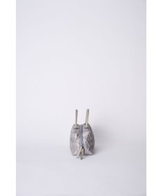 MIYABIYA 【撥水加工】篭目大柄エンボスボンディングミニボストン