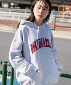 WEGO 【ユニセックス着用ITEM】ワッペンロゴパーカー