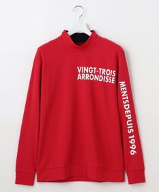 23区GOLF 【MEN】【吸水速乾/UVカット】スポーティ モックネックシャツ