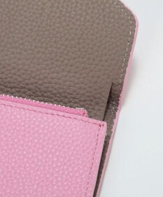 TOPKAPI 【Breath TOPKAPI】DUAL デュアル シュリンクレザー バイカラー 三つ折り 財布　薄型 / 軽量