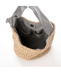 UNBILLION カシュカシュ cachecache / リボンハンドルクロッシェミニトート