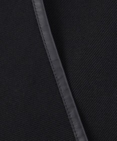 23区 【エステータ】ウールリネン レザートリミング ジャケット