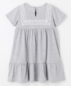 組曲 KIDS 【UVカット】【110-140㎝】セーラーレース ワンピース