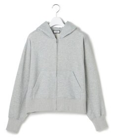 J.PRESS YORK STREET 【WOMEN】ラメ裏毛ジップアップ フーディ