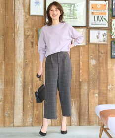 ANY SIS 【シリーズ累計7万本突破！】サーモ2WAYストレッチ ワンタック ワイドパンツ