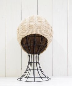 石田製帽 オーガニックコットン アラン編みベレー