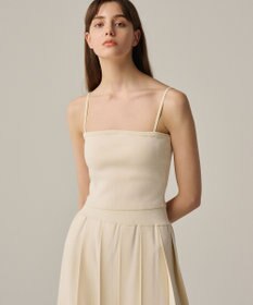 uncrave 【手洗い可】ドライタッチ ニット カップ付き バンドゥ（uncrave WHITE）