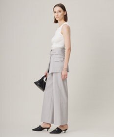 ICB 【洗える】オーガニックリブタンク カットソー