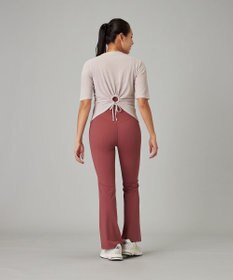Chacott シアーワッフルハーフスリーブTシャツ