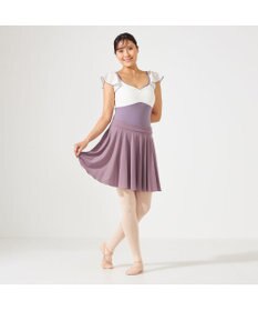 Chacott ★ 【L～３Lサイズ限定】フレアスリーブレオタード