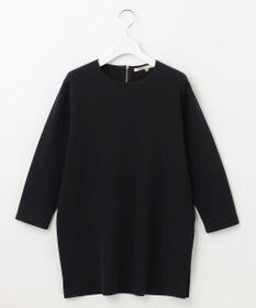 自由区 L 【洗える/セット着用可】ドライコットンハイゲージブラウスライク ニット