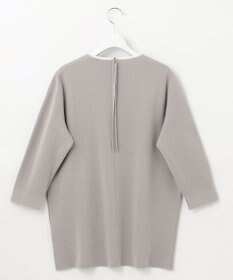 自由区 L 【洗える/セット着用可】ドライコットンハイゲージブラウスライク ニット