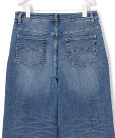 ICB 【WEB限定】【ICB×tamachan_style コラボ】スタイルアップ ワイドデニム