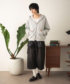 WEGO ショートZIPパーカー