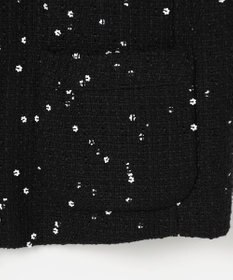 組曲 S フラワースパンコール ツイードジャケット