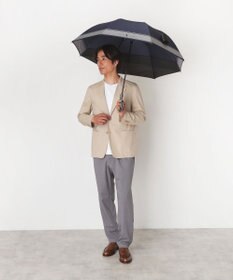 MOONBAT ポロ ラルフ ローレン (POLO RALPH LAUREN)  メンズ 長傘 雨傘 ロゴ刺繍 ボタンジャンプ ワンタッチ