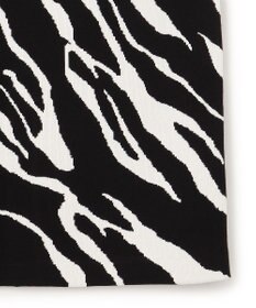 ICB 【洗える】アニマルジャガード  ニットスカート