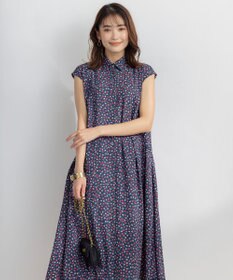 組曲 【洗える】プティフラワージョーゼットシフォン ワンピース