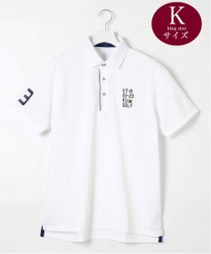 23区GOLF 【MEN/キングサイズ】【吸水速乾/UVケア】エイトロックカノコ 半袖ポロシャツ