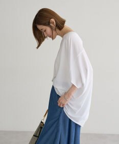 YECCA VECCA 異素材切替バックデザインプルオーバー