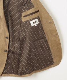 JOSEPH ABBOUD 【ストレッチ】ヘリンボンスウェード ジャケット